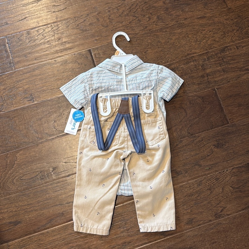 Carter’s Adorable Suspenders Outfit (12m)